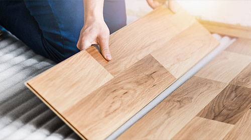 Laminat verlegen