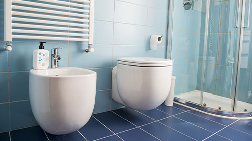 Moderne Sanitäranlagen. Die richtige Auswahl und Installation gehört zu unsere Leistungen